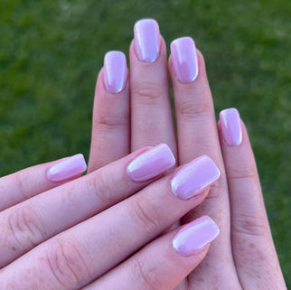 Lilac manicure